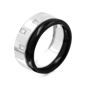 Серебряное кольцо с ситаллом